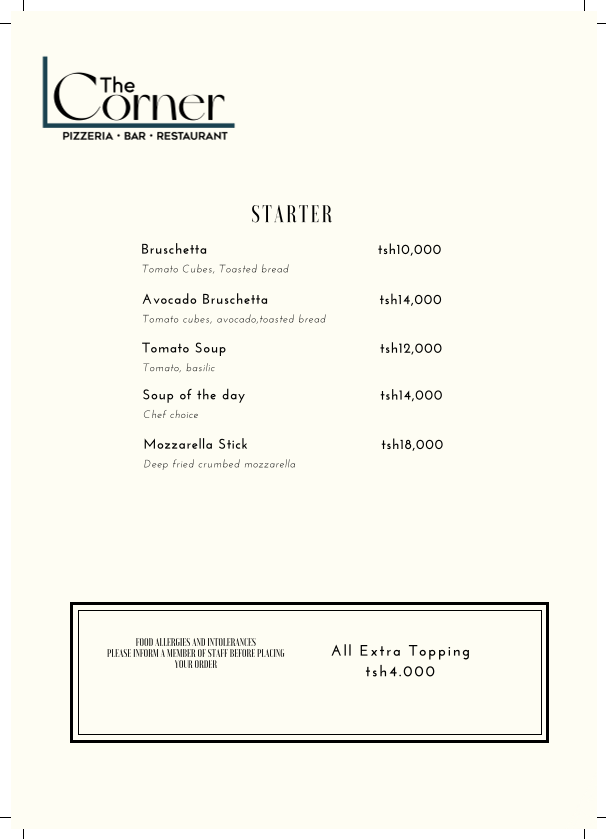 Menu The Corner-4